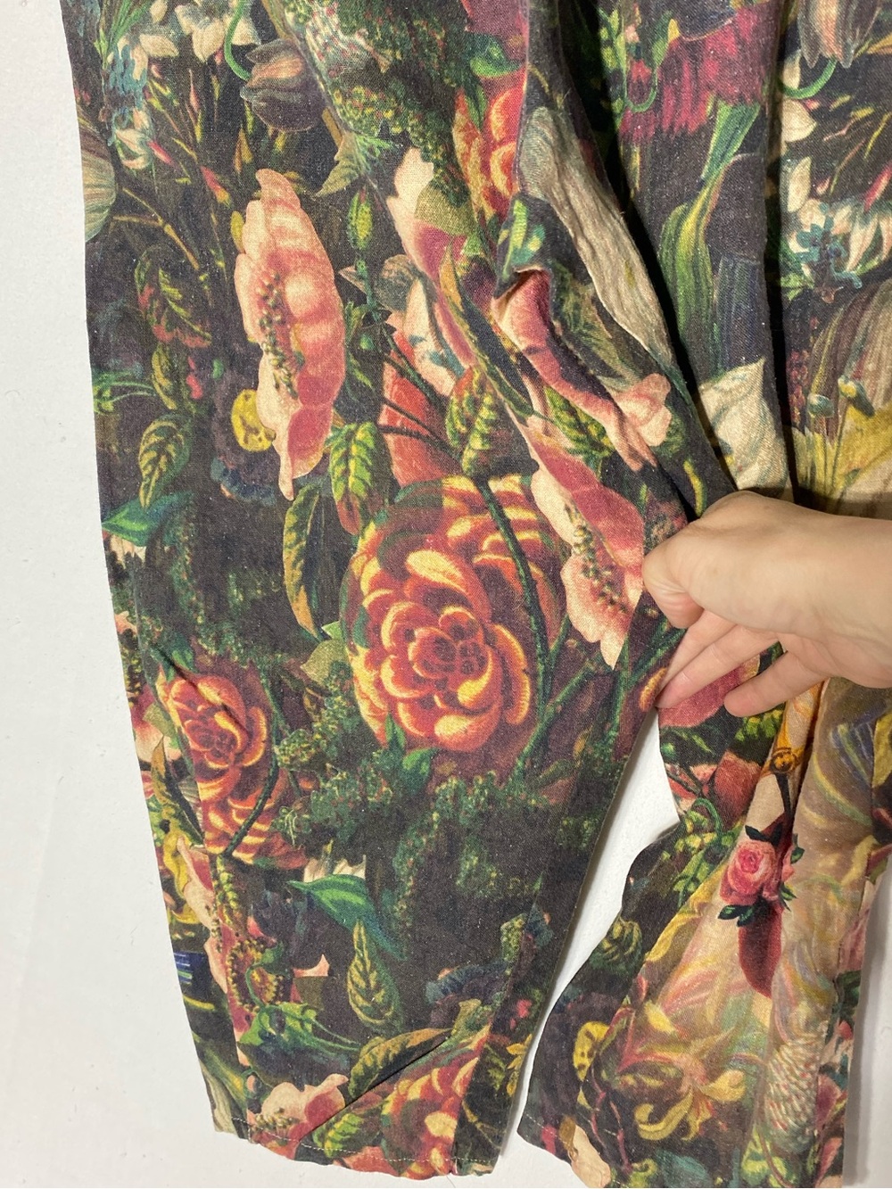 Market of Stars Courage Dear Heart Artist Pant Linen Botanical Sacred Heart L - Picture 14 of 16